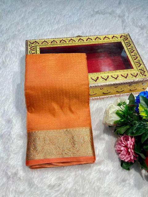 Vastrangan tissue orgenza saree wholesale market photos